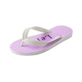 Schattigee  Paarse Patterned Kinder Teenslippers (Schuin)
