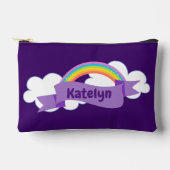 Schattigee Paarse regenboog gepersonaliseerd Etui (Voorkant)