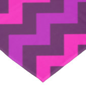 Schattigee Paarse roze Chevrons kleine tafelkleed (Gekanteld)