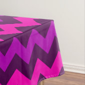 Schattigee Paarse roze Chevrons kleine tafelkleed (Voorbeeld)