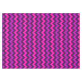 Schattigee Paarse roze Chevrons Medium Tafelkleed (Voorkant (Horizontaal))