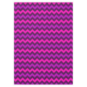 Schattigee Paarse roze Chevrons Medium Tafelkleed (Voorkant)