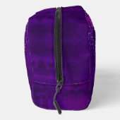 Schattigee Paarse roze Eenhoorn Glitter Drips mono Toilettasje (Rechts)