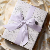 Schattigee Paarse Spooky Schattigee oktober Baby s Cadeaupapier