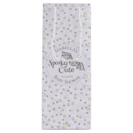 Schattigee Paarse Spooky Schattigee oktober Baby s Wijn Cadeautas