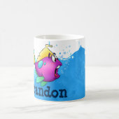 Schattigee Paarse Vis Mok (Center)