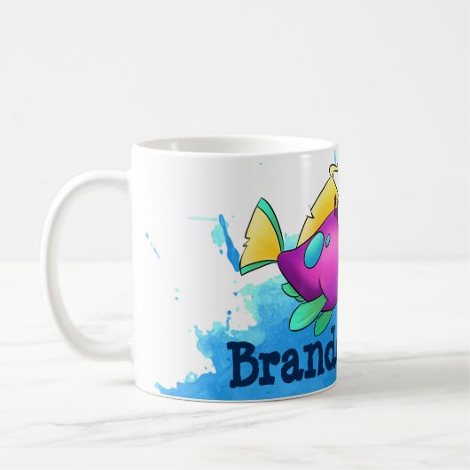 Schattigee Paarse Vis Mok (Links)