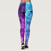 Schattigee paarse vrouwen Leggings | Vrouwenkledin (Achterkant)