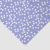 Schattigee Paarse & Witte Confetti/Polkadots Tissuepapier (Detail)