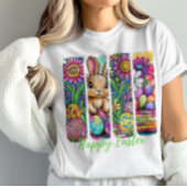 Schattigee paasborstelstreek T-shirt voor dames