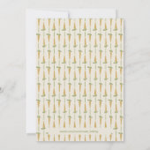 Schattigee paasbrunch & eierjacht uitnodiging (Achterkant)