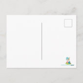 Schattigee paasei kabouter feestdagenkaart (Achterkant)