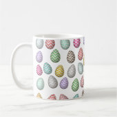 Schattigee paasei patroonkleuren koffiemok (Links)