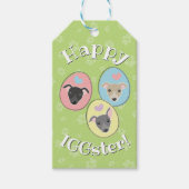 Schattigee paaseieren Italiaans Greyhound Funny Do Cadeaulabel (Voorkant)