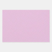 Schattigee paaseieren, paaskuikens en roze polkado inpakpapier vel (Voorkant 2)