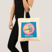 Schattigee Paaseierjacht naam toevoegen Tote Bag (Voorkant (product))
