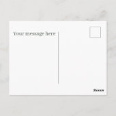 Schattigee paasfee tekst toevoegen briefkaart (Achterkant)