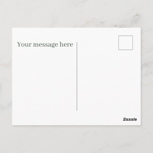 Schattigee paasfee tekst toevoegen briefkaart (Achterkant)