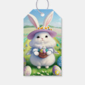 Schattigee paashaas 01 cadeaulabel (Voorkant)