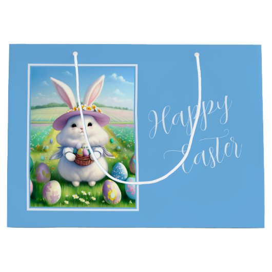 Schattigee paashaas 01 groot cadeauzakje (Voorkant)