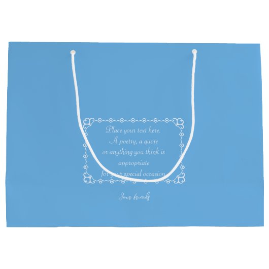 Schattigee paashaas 01 groot cadeauzakje (Achterkant)