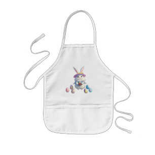 Schattigee paashaas 01 kinder schort