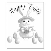 Schattigee paashaas 01 rubberstempel (Afrduk)