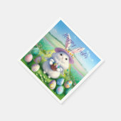 Schattigee paashaas 01 servet (Hoek)