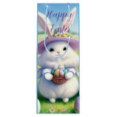 Schattigee paashaas 01 wijn cadeautas (Achterkant)