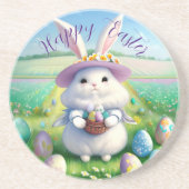 Schattigee paashaas 01 zandsteen onderzetter (Voorkant)