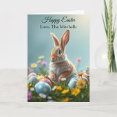 Schattigee paashaas | Binnenste kleurplaat Kaart (Voorkant)