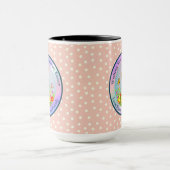 Schattigee paashaas en Happy Spring Flowers Vakant Mok (Midden)