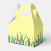 Schattigee paashaas & gekleurde eieren bedankdoosjes (Achterkant)