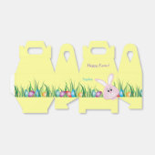 Schattigee paashaas & gekleurde eieren bedankdoosjes (Uitgevouwen)