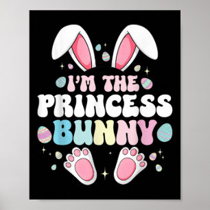 Schattigee paashaas Ik ben het prinsessenkonijn vo Poster