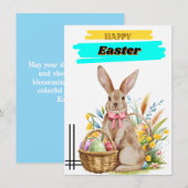 Schattigee paashaas  Kaart (Voorkant / Achterkant)