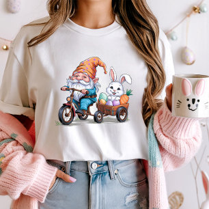 Schattigee paashaas & kabouter Shirt, konijn & dri T-shirt