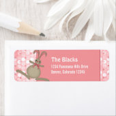 Schattigee paashaas konijn paasmailing labels (Insitu)