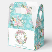 Schattigee paashaas krans Feestfeestdoos Bedankdoosjes (Geopend)