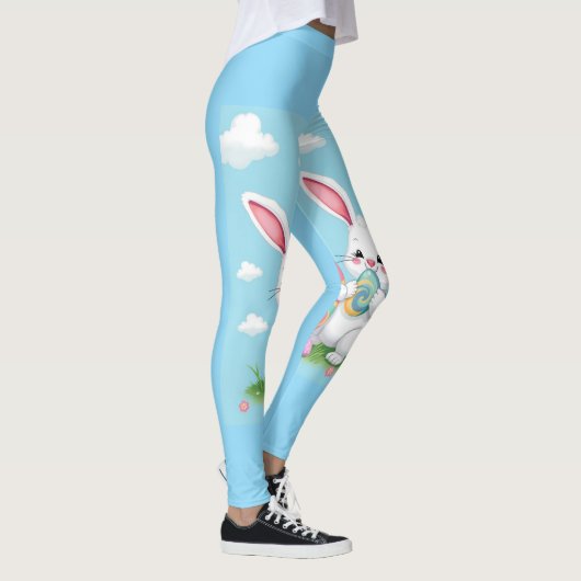 Schattigee paashaas Leggings – Fun Spring De (Rechts)