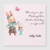 , Schattigee paashaas magnetisch dank u (Voorkant)