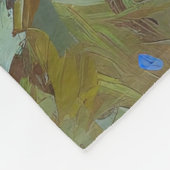 Schattigee paashaas met gekleurde eieren fleece deken (Hoek)