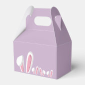 Schattigee paashaas oren bedankdoosjes (Achterkant)