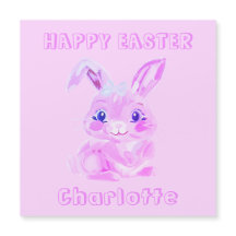 Schattigee paashaas roze naam ijskast Kaart