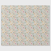 Schattigee Paashaas Scandi Pattern Cadeaupapier (Vlak)