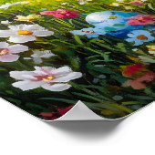 Schattigee Paashaas schilderij muurkunst Poster (Hoek)