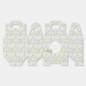 Schattigee Paashaas Spring Tulpen Bloemen Bedankdoosjes (Ongevouwen)