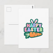 Schattigee paashaas voor een positief humeur briefkaart (Voorkant / Achterkant)