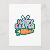 Schattigee paashaas voor een positief humeur briefkaart (Voorkant)