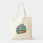Schattigee paashaas voor een positief humeur tote bag (Achterkant)